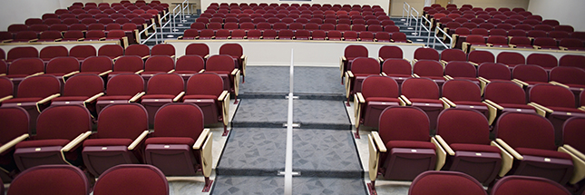 Empty lecture hall